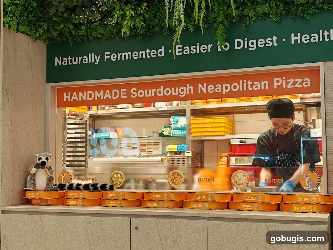 Handmade Sourdough Neapolitan Pizza Counter