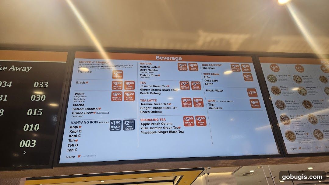 Beverage Menu
