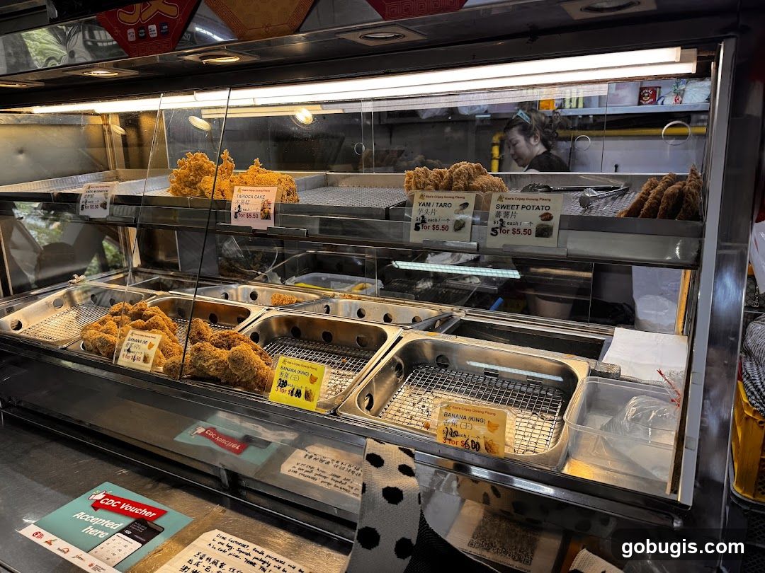 Fried Snacks Display