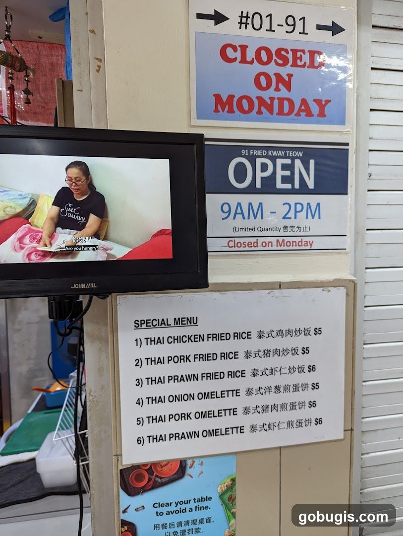 Fried Kway Teow Stall