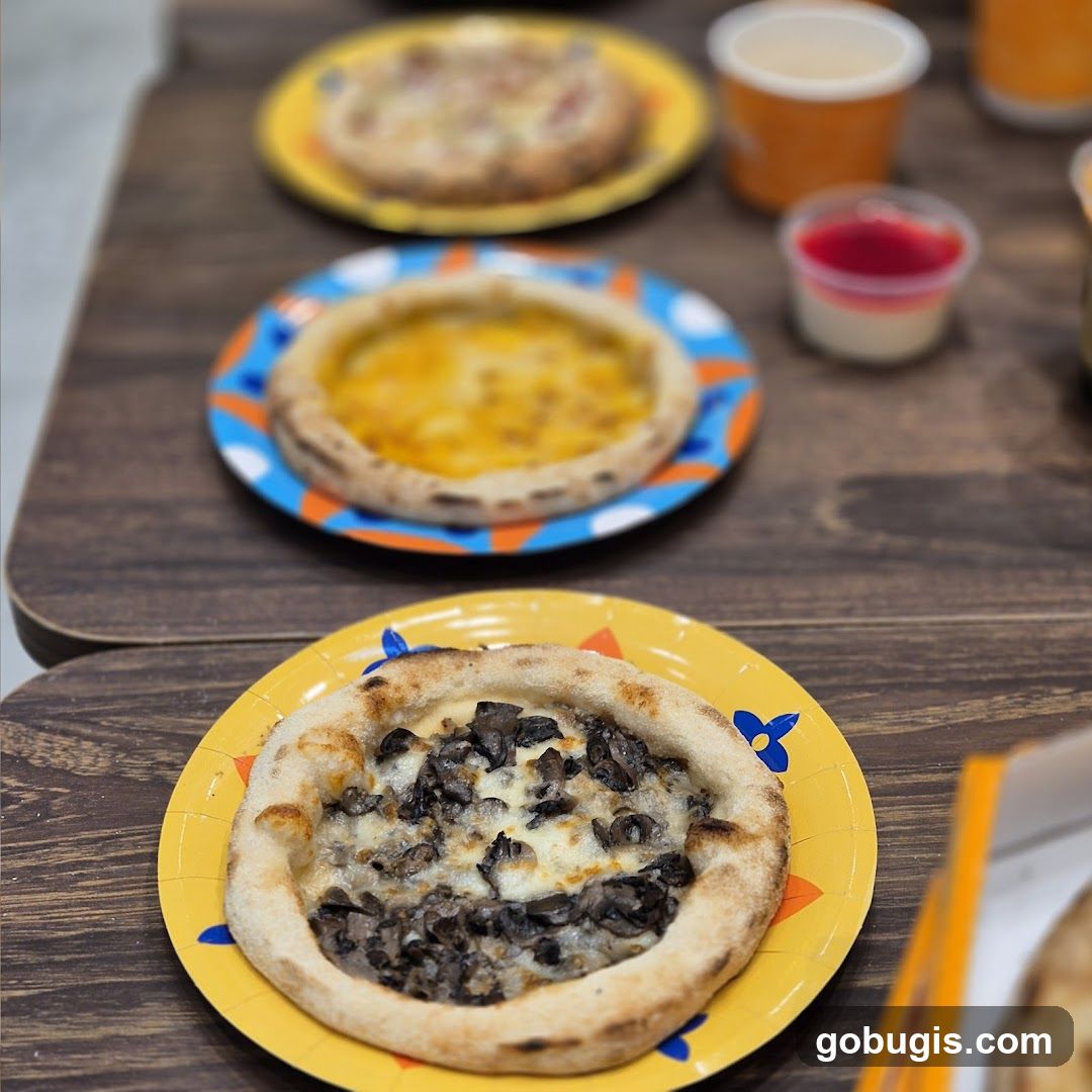 Pizzas and Desserts