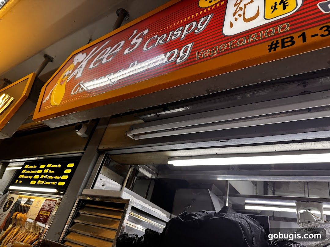 Vegetarian Food Stall Signage