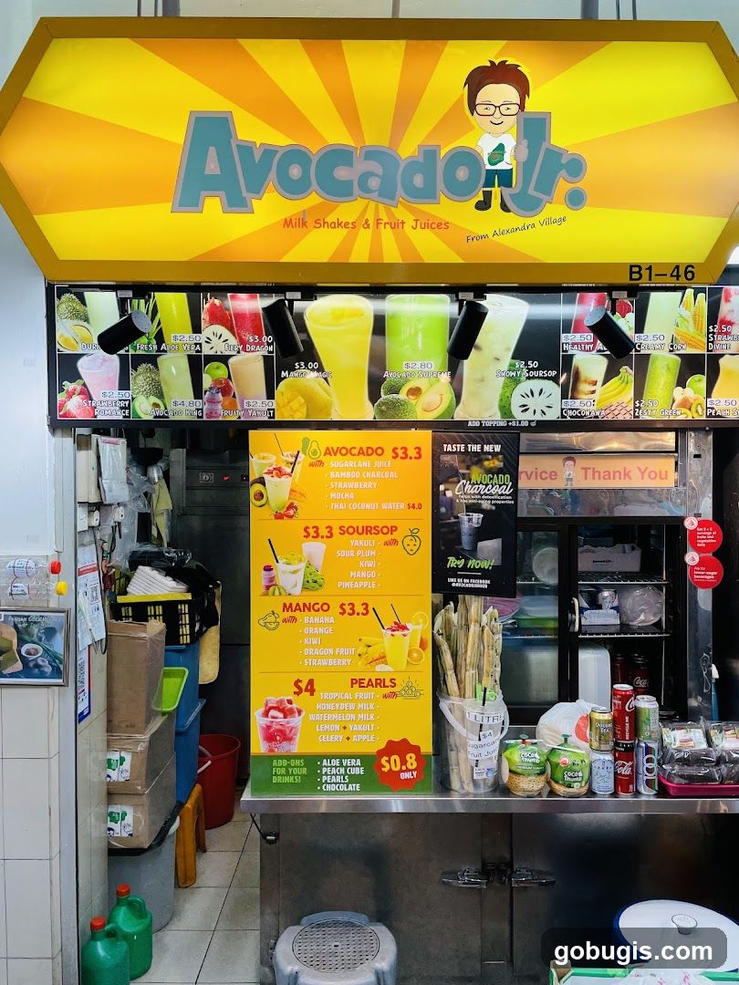 Avocado Jr. Milk Shakes & Fruit Juices