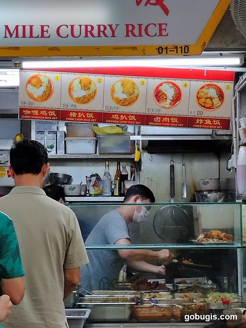 Curry Rice Stall Menu