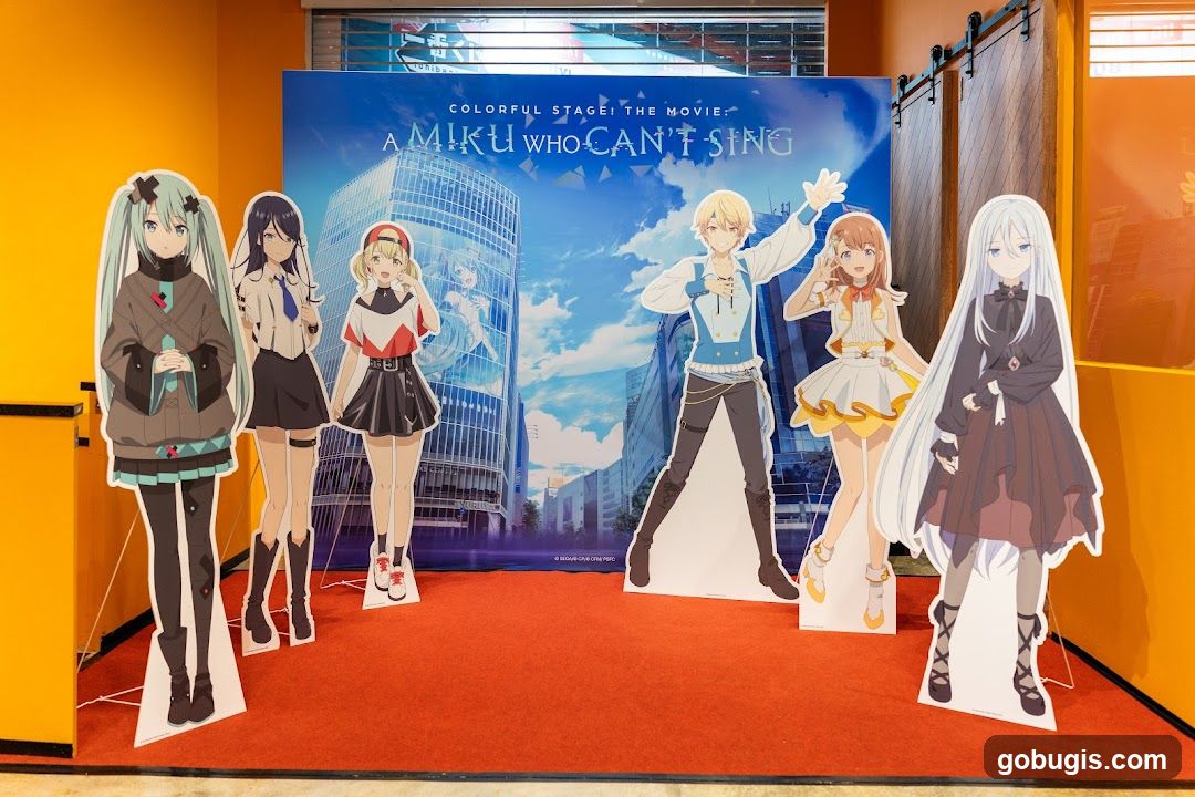 Colorful Stage! The Movie: A Miku Who Can't Sing Standees