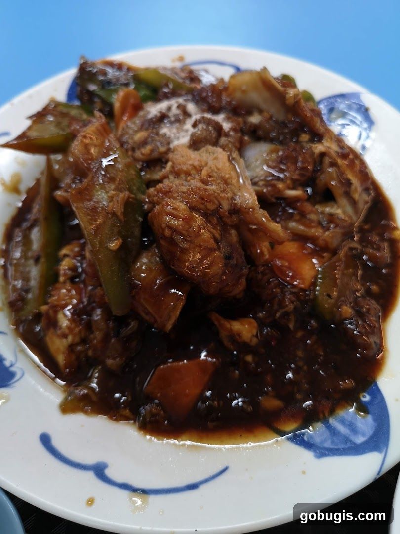 Stir-fried dish with sauce