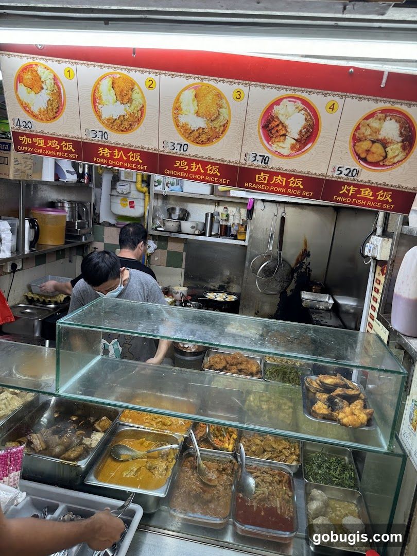 Food Stall Menu and Display