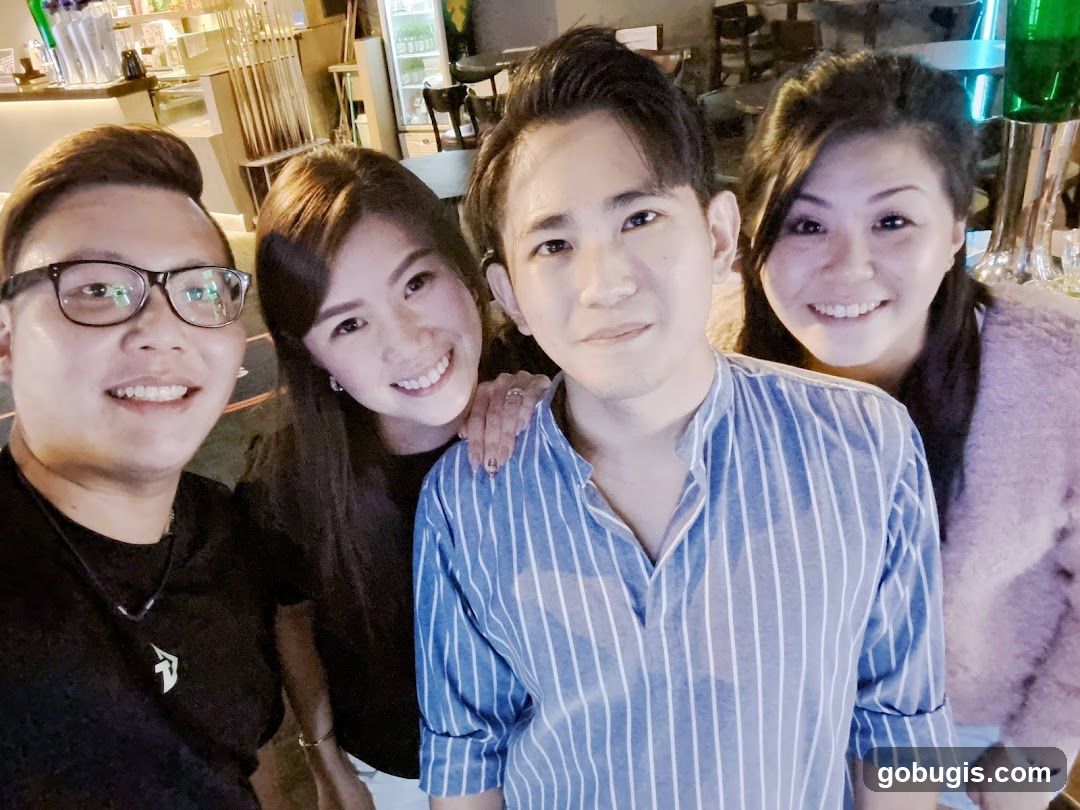 Group of friends taking a selfie