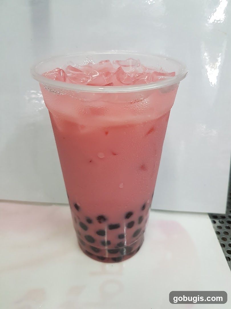 Pink Bubble Tea