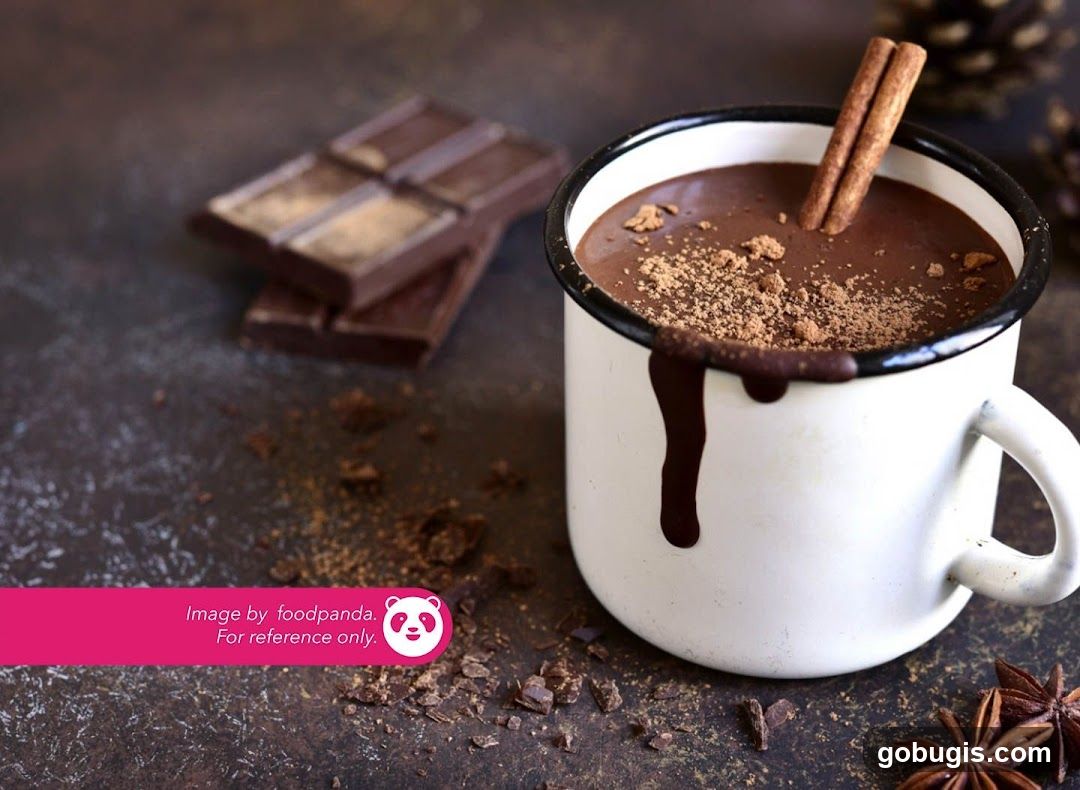 Hot Chocolate with Cinnamon Stick