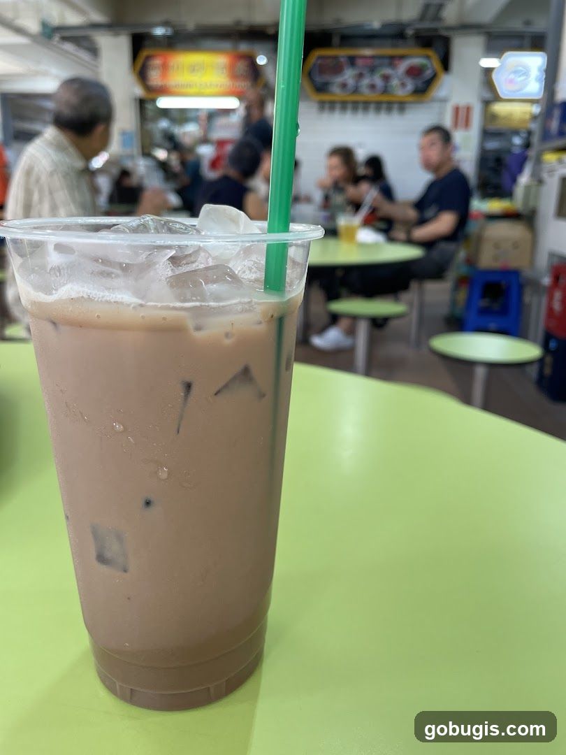 Iced Chocolate Drink at Food Court
