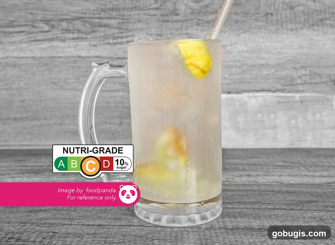 Lemonade with Nutri-Grade Label