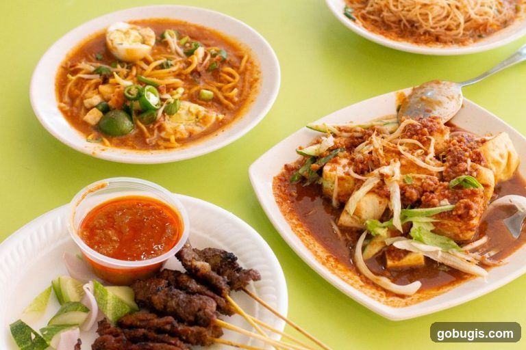 Assortment of Malaysian Dishes