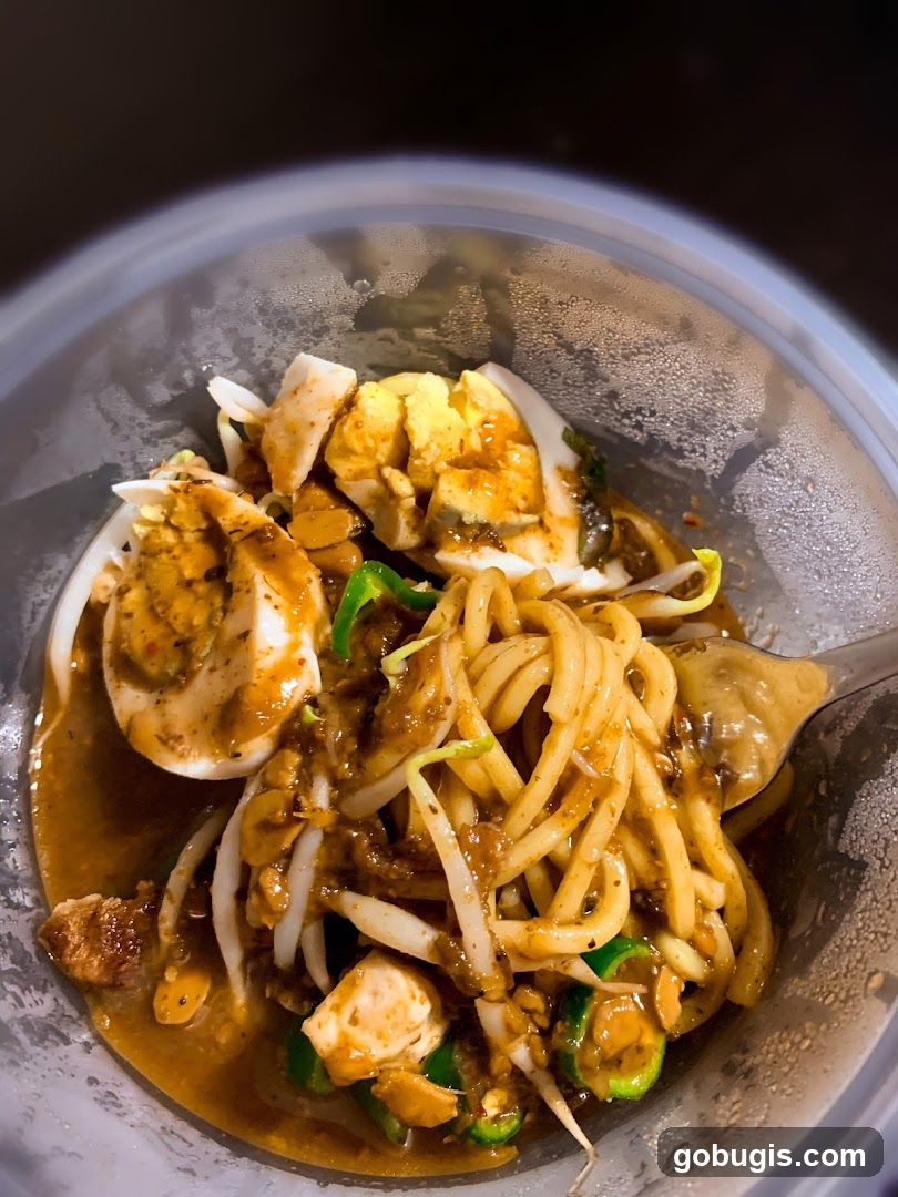 Noodle Dish with Egg and Sprouts
