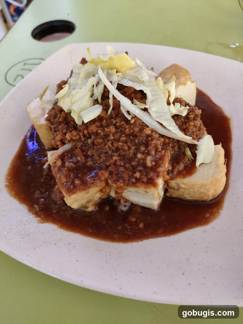 Fried Tofu with Sauce