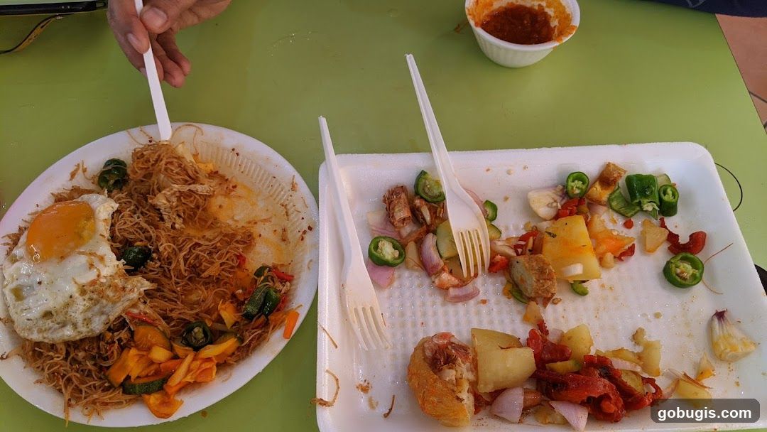 Leftover Food on Plates