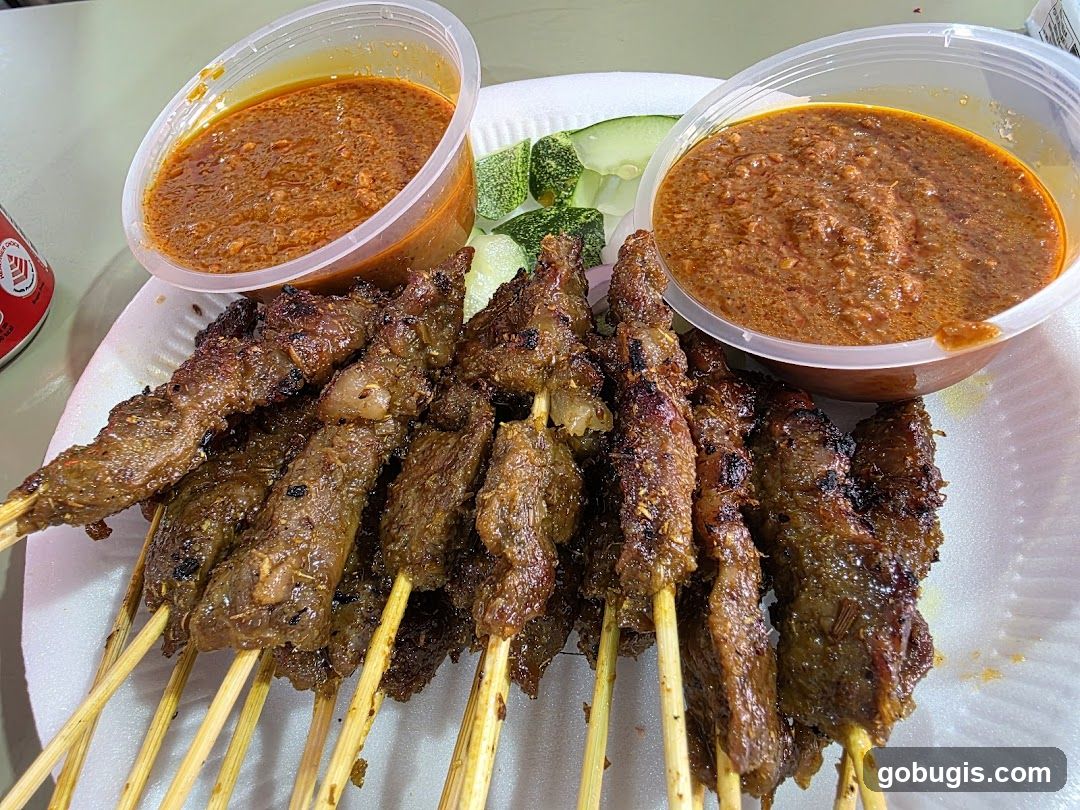 Beef Satay with Peanut Sauce