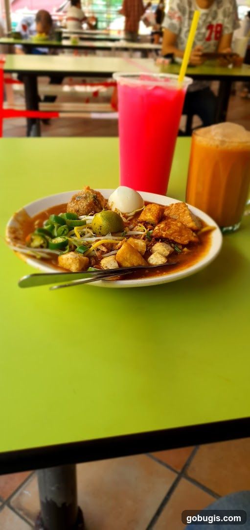 Food and Drinks at a Food Stall
