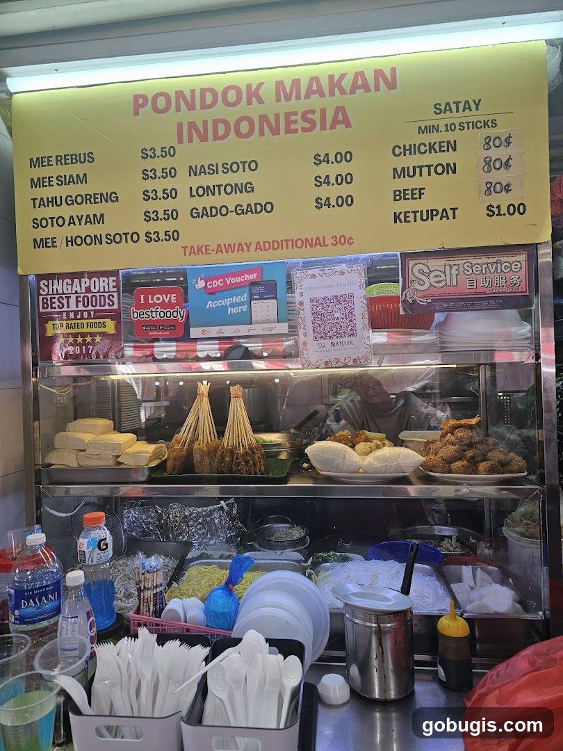 Pondok Makan Indonesia Menu