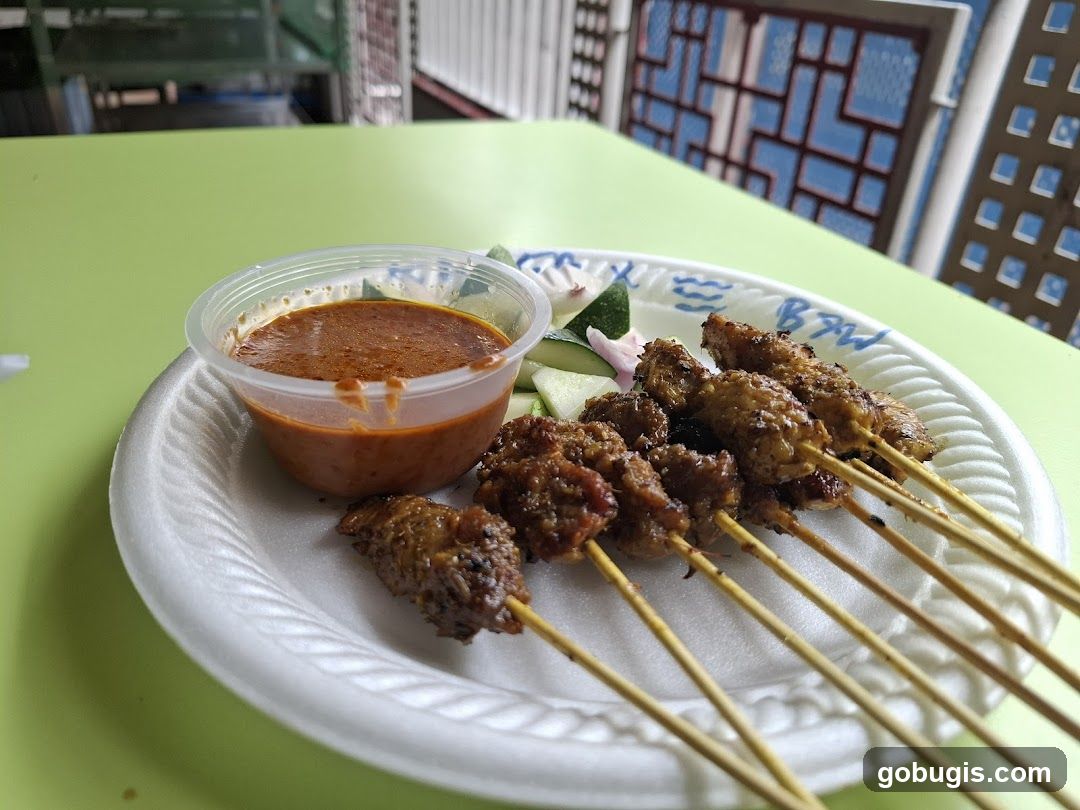 Satay Skewers with Peanut Sauce