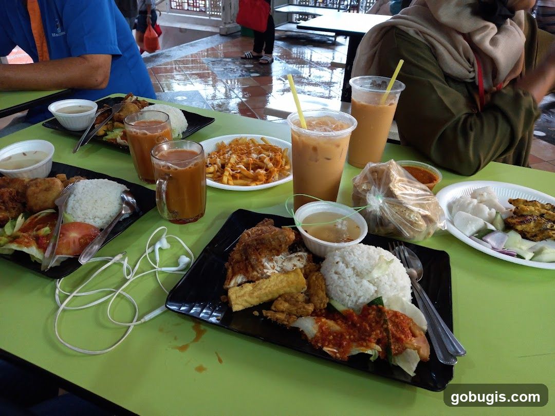 Food Spread on a Table