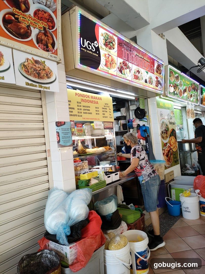 Food Stall with Menu