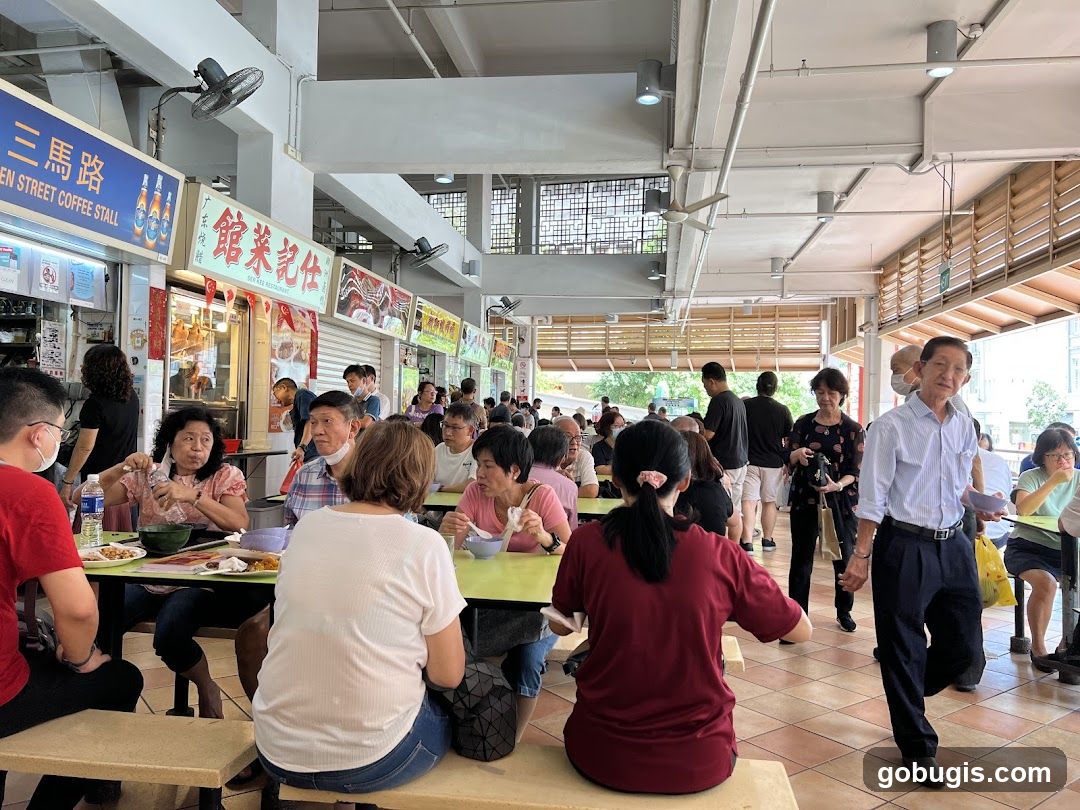 Busy Food Court