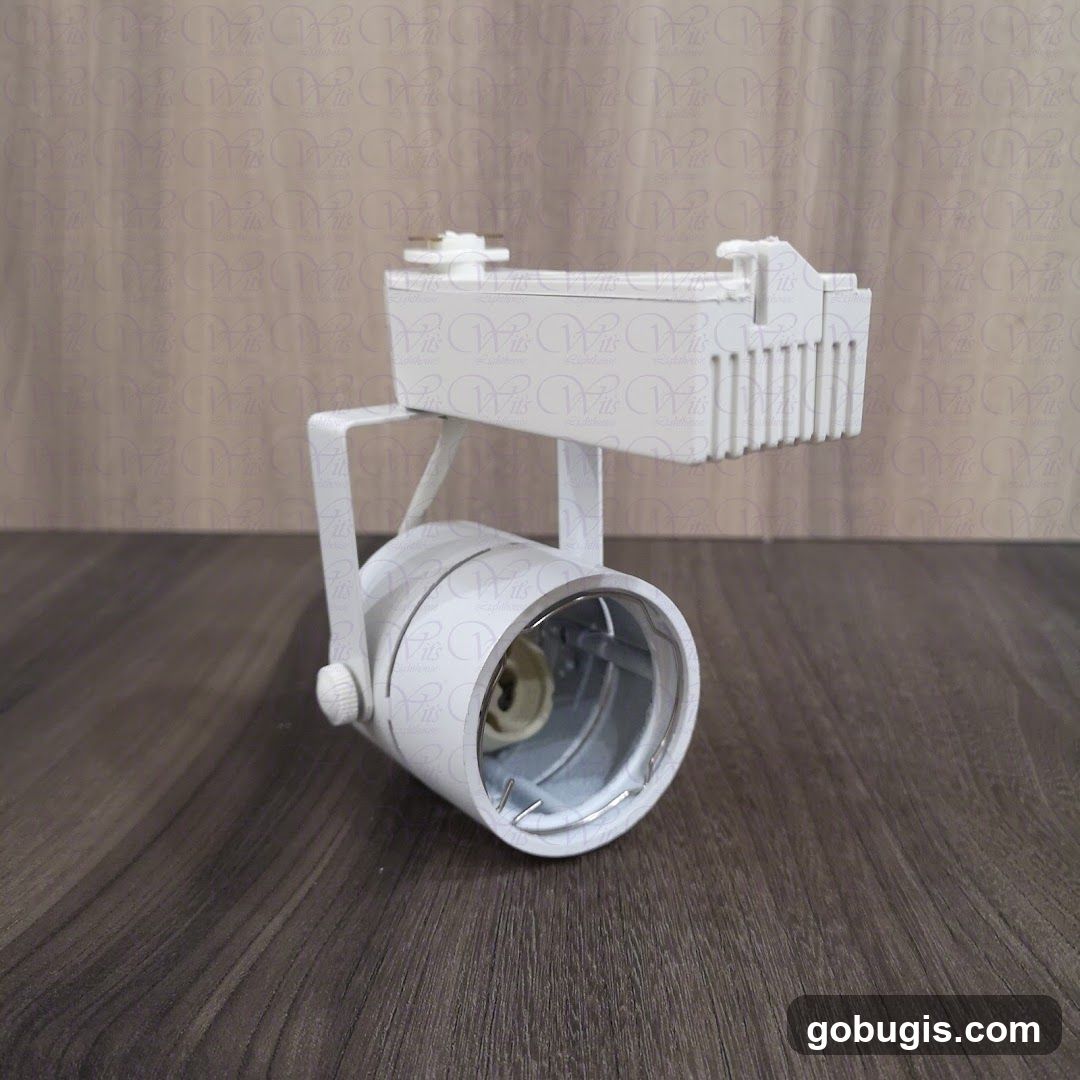 White Track Light Fixture