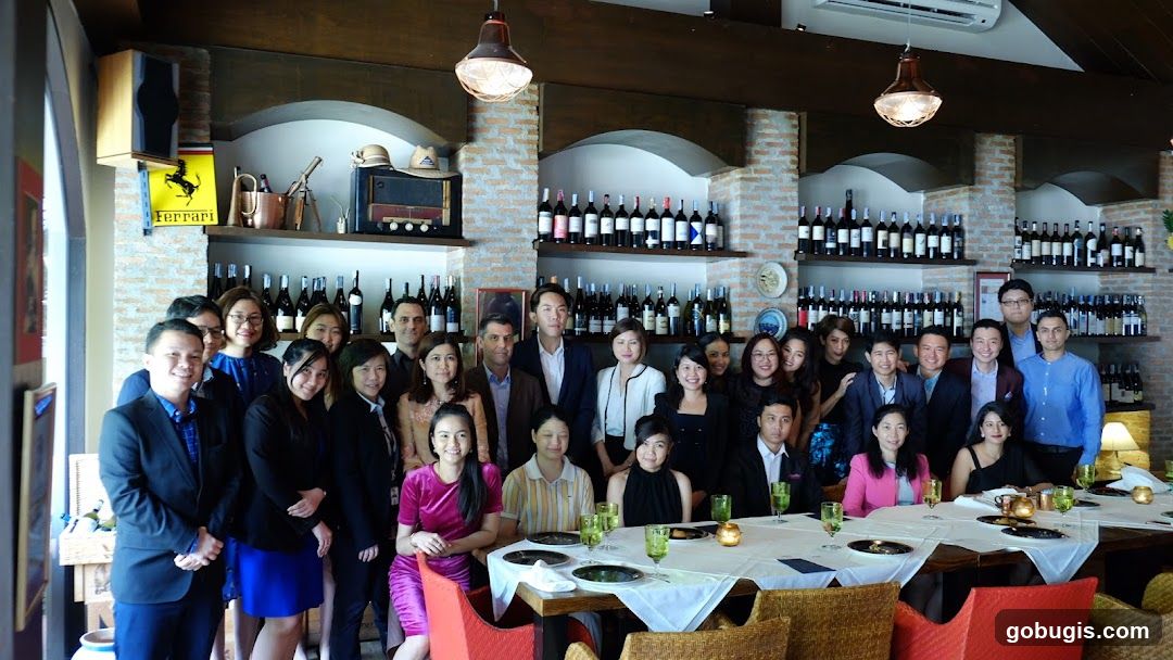 Group Photo in a Restaurant