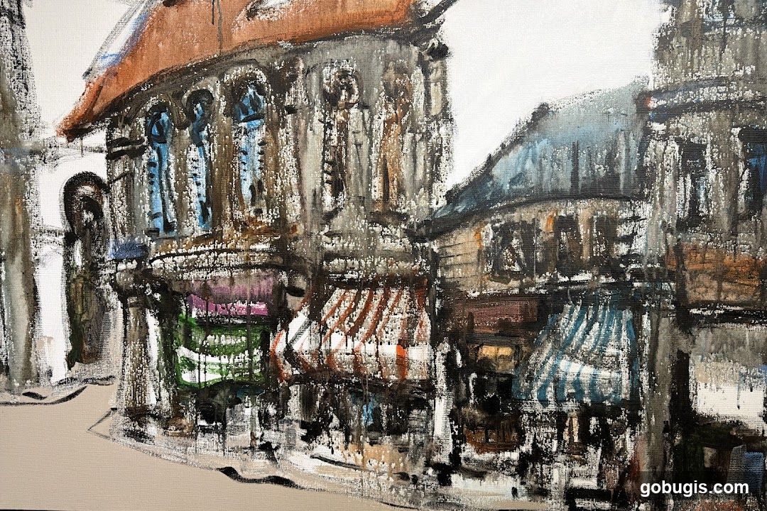 Impressionistic Street Scene