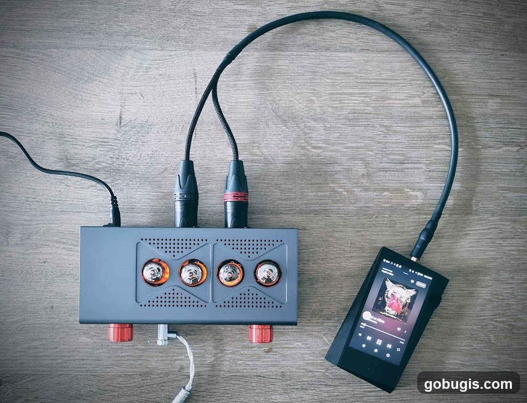 Audio amplifier and digital audio player