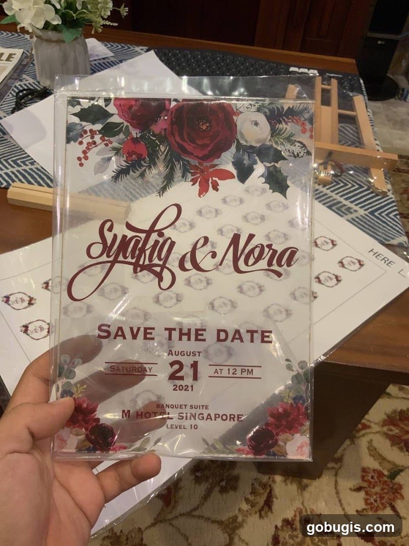 Wedding Save the Date Card