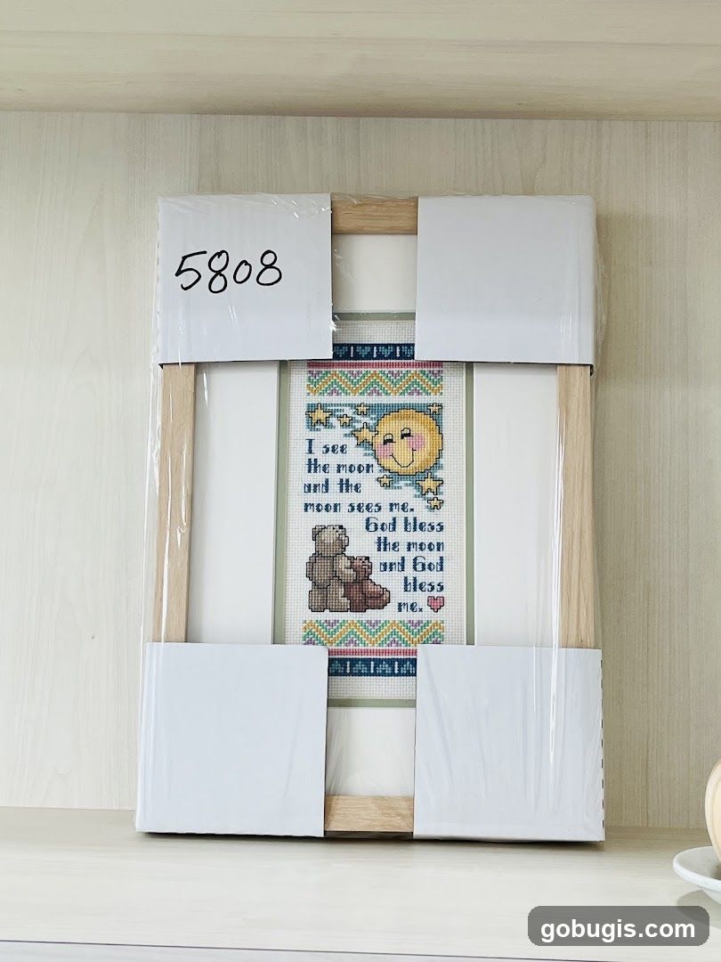 Framed Cross-Stitch Art