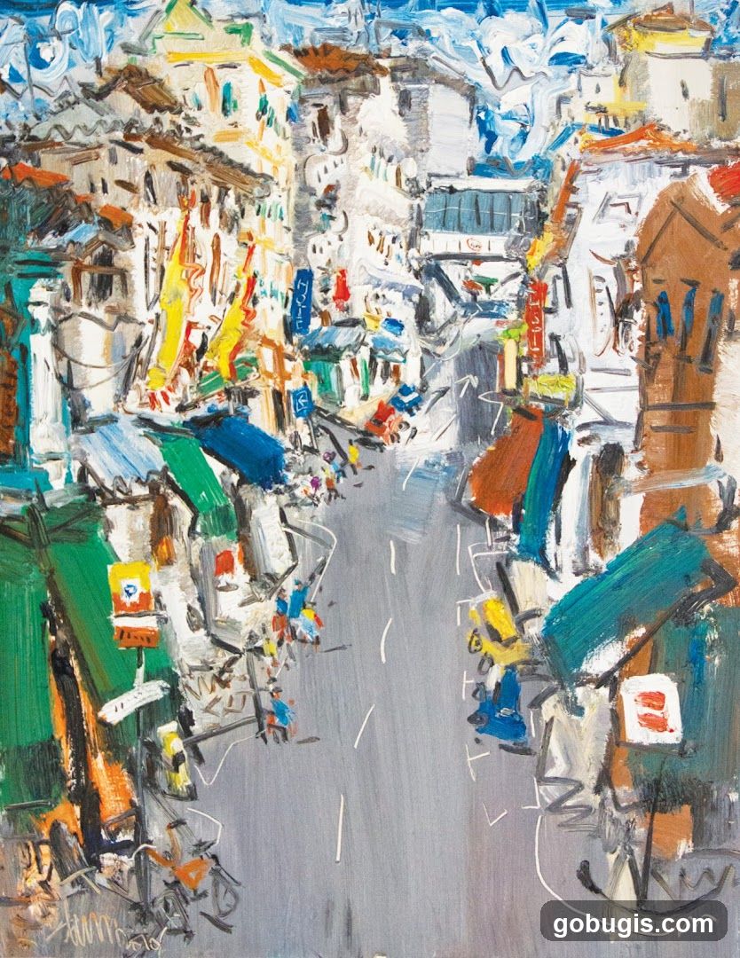 Impressionistic Street Scene