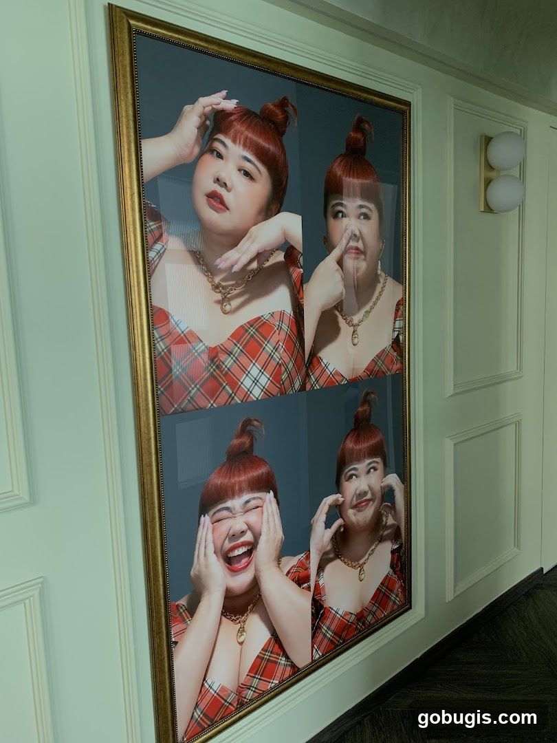 Framed Collage of Four Portraits