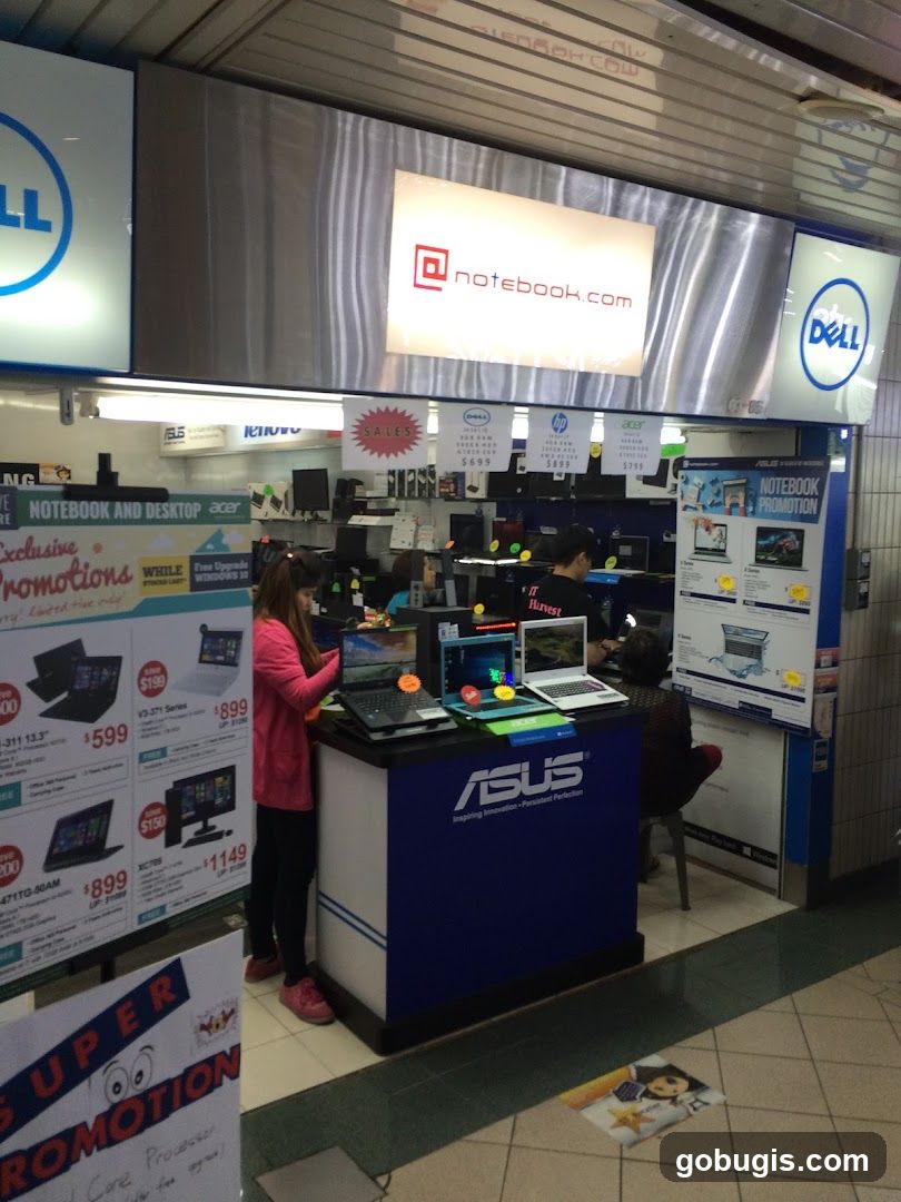 Computer Store Display