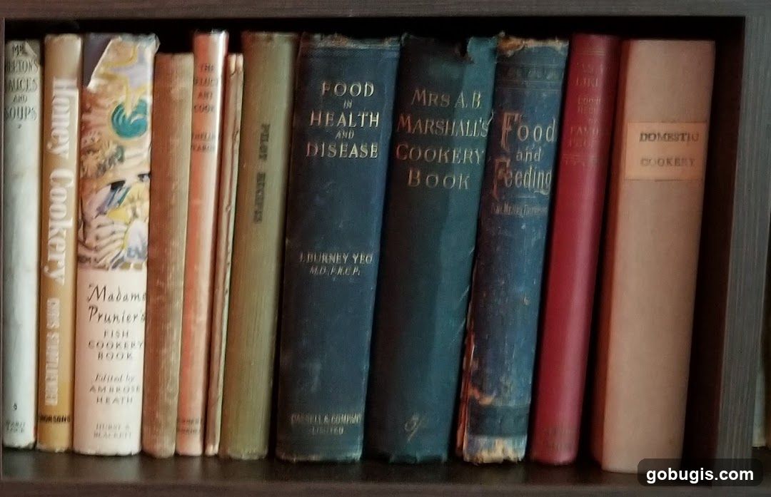 Cookbooks on a Shelf