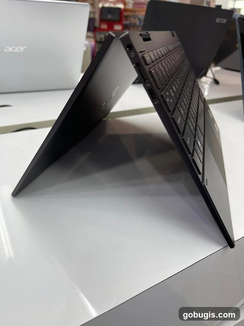 Laptops on Display