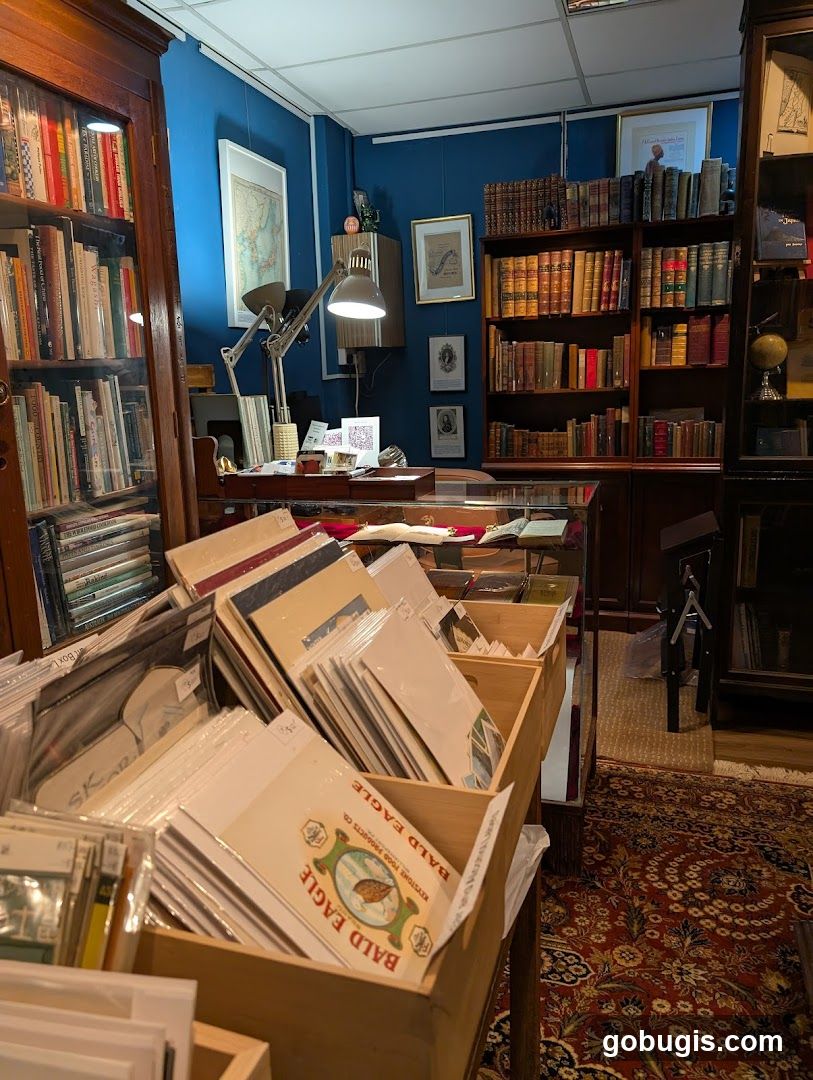 Interior of a bookstore