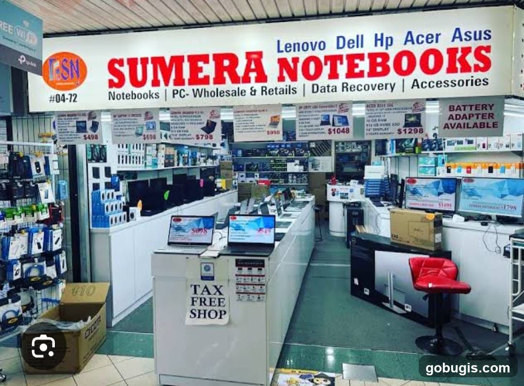 Computer Store Interior