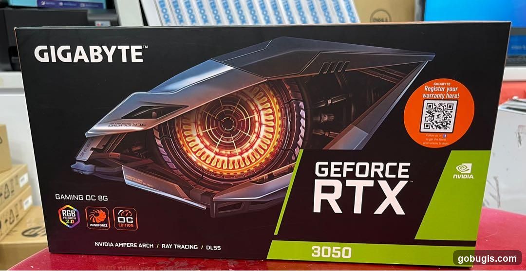 Gigabyte GeForce RTX 3050 Graphics Card Box