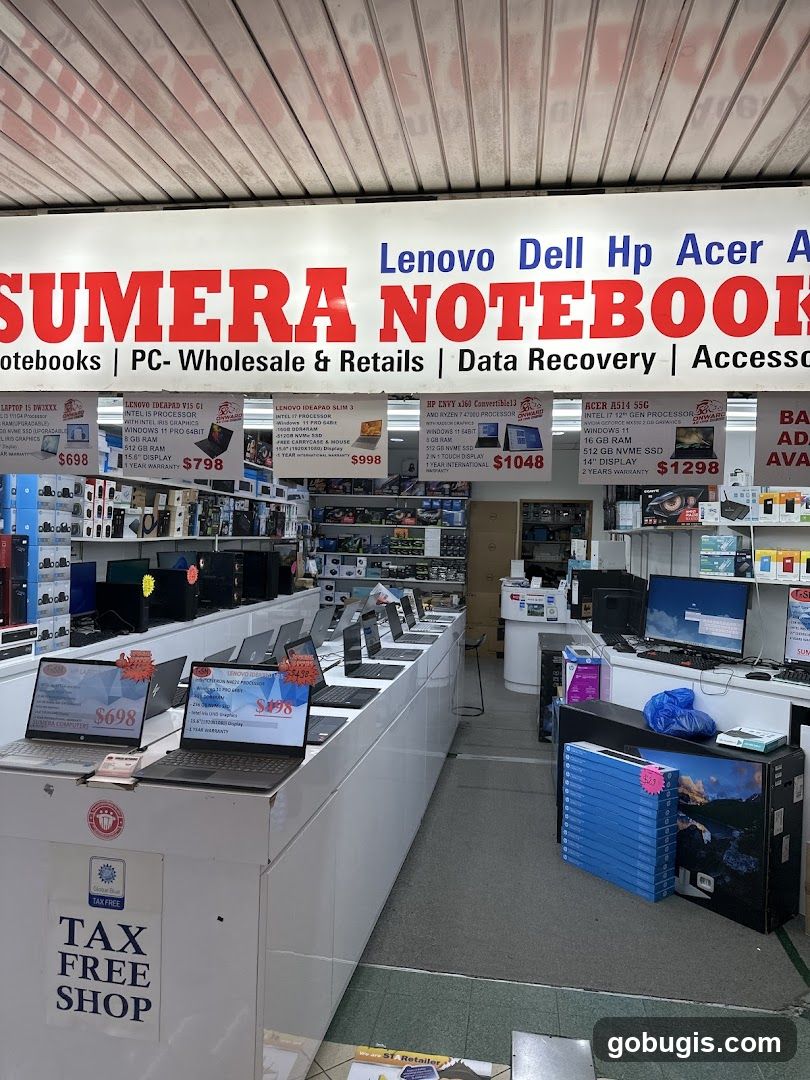 Computer Store Interior