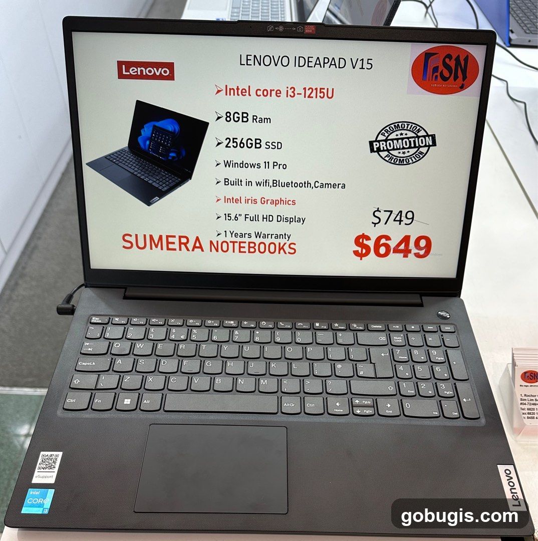 Lenovo Ideapad V15 Laptop Promotion