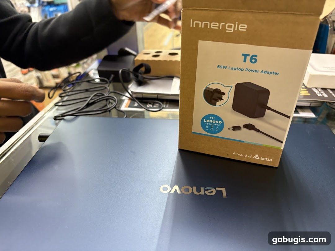 Laptop Power Adapter Box