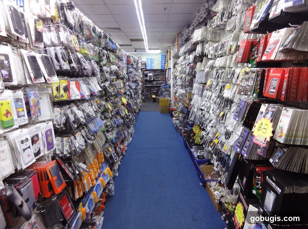 Aisle of Phone Accessories
