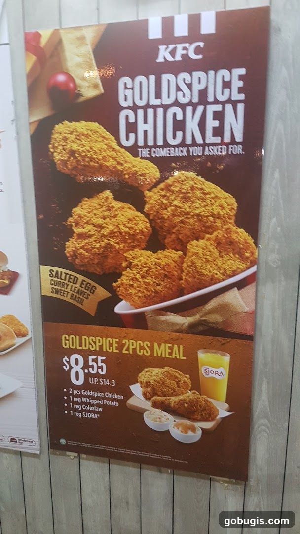 KFC Goldspice Chicken Promotion