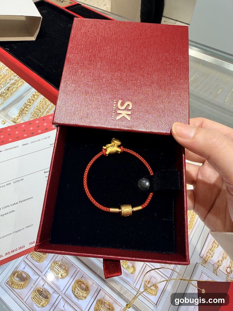 Gold Bracelet in Gift Box