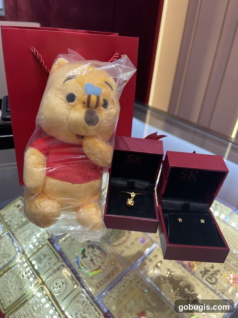Winnie the Pooh Plush with Jewelry
