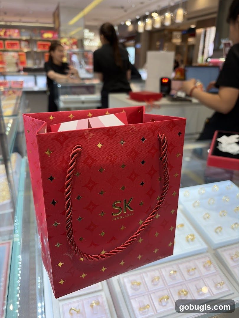 Jewelry Store Shopping Bag