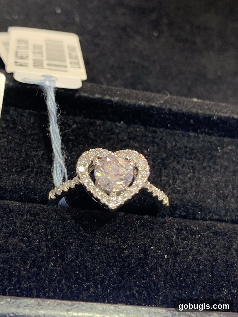 Diamond Heart Ring